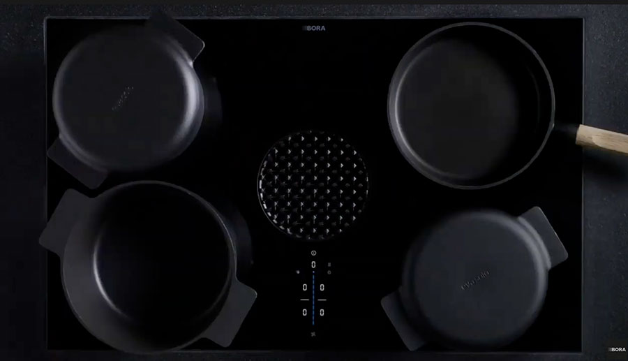 BORA X PURE Induction cooktop with integrated extractor - Recirculation By  BORA